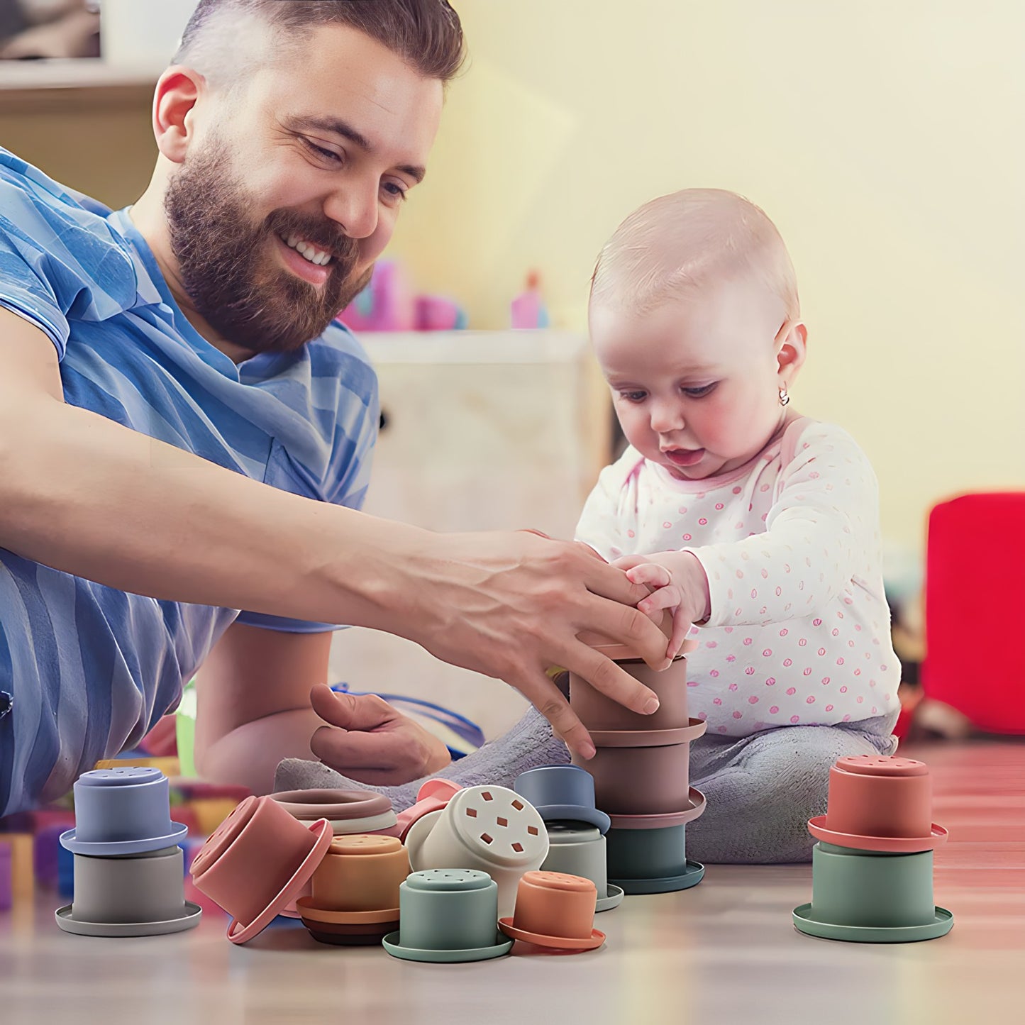 Silicone Stacking Cups