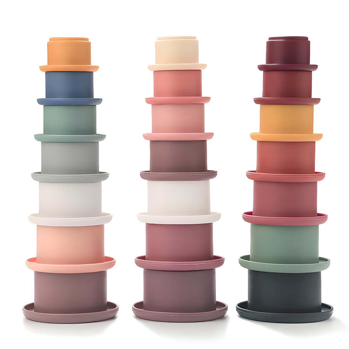 Silicone Stacking Cups