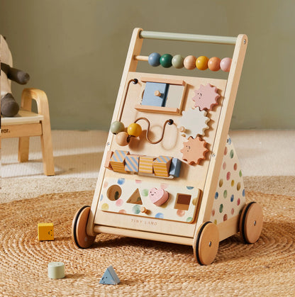 Natural Wooden Baby Walker