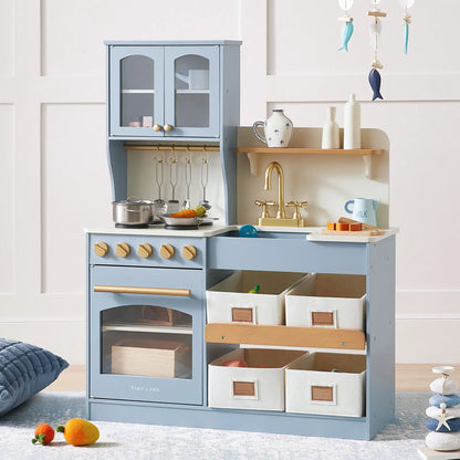 Serenity Wooden Kitchen – Blue
