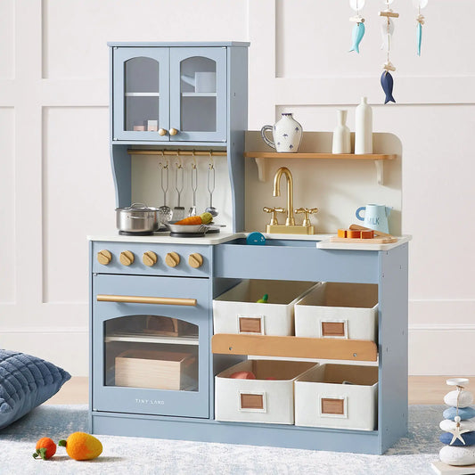 Serenity Wooden Kitchen – Blue