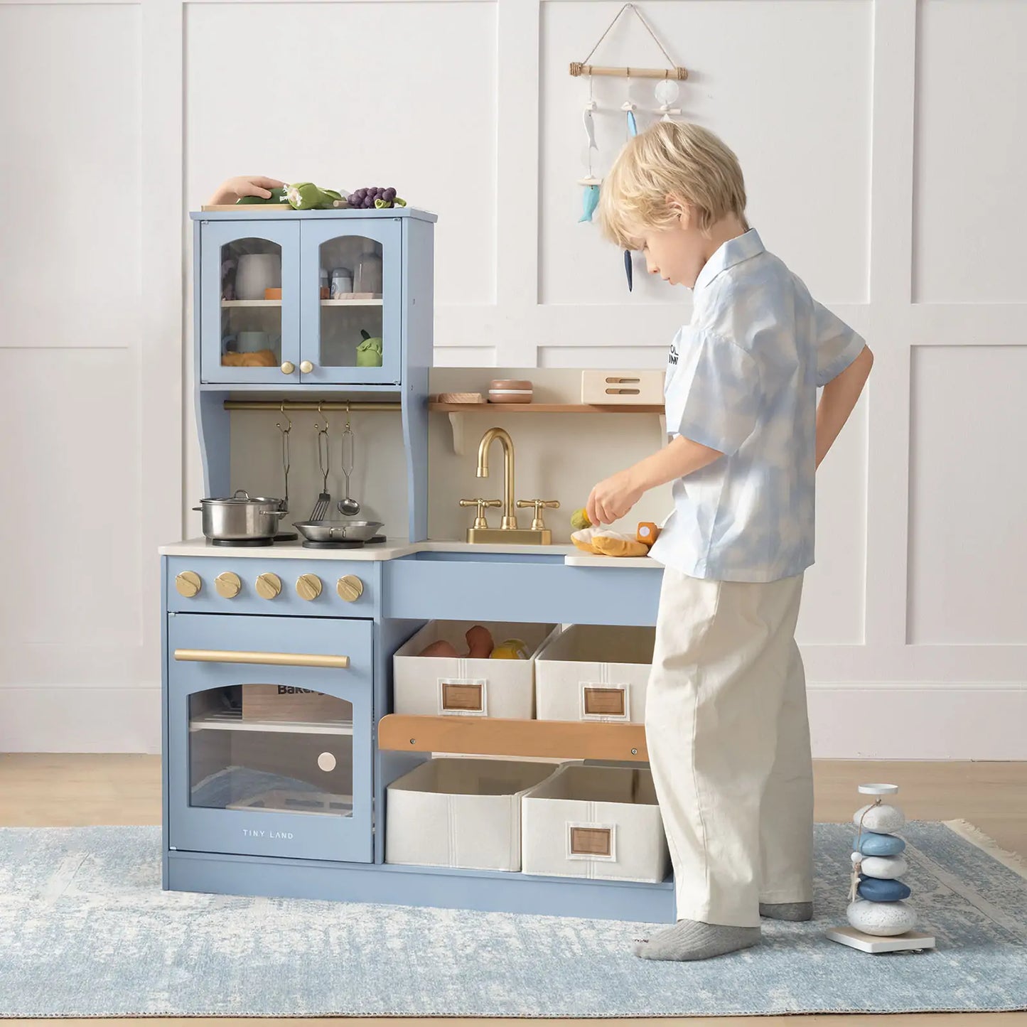 Serenity Wooden Kitchen – Blue