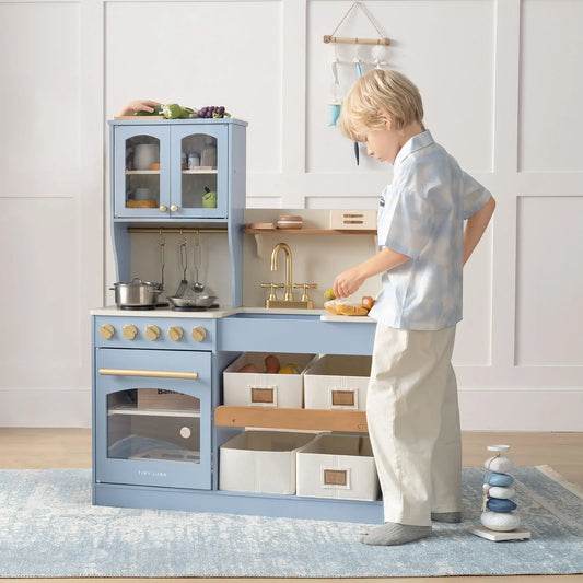 Serenity Wooden Kitchen – Blue