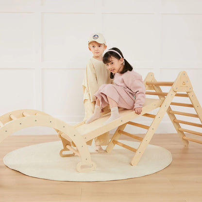 7-in-1 Montessori Climbing Set with Play Pad