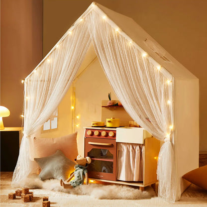 Play House with Canopy and Star Lights