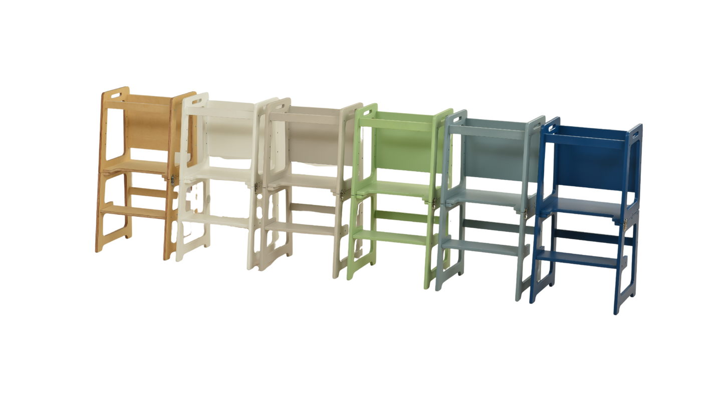 4-in-1 Montessori Kitchen Helper Tower & Desk