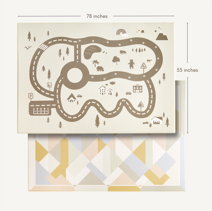 Urban Zoo Adventure Double Sided Playmat