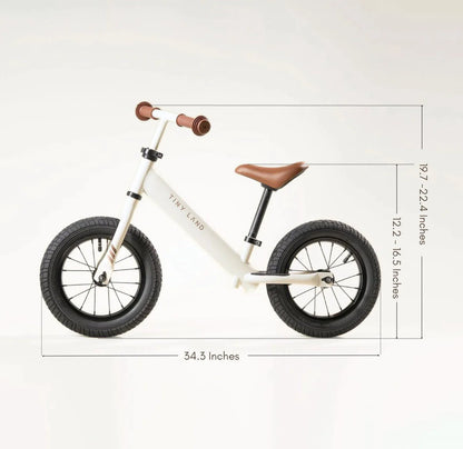 Kids Balance Bike - Creamy White