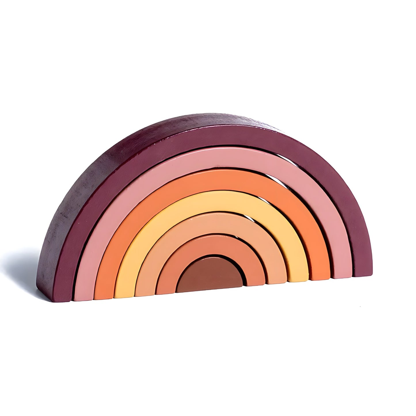 Small Wooden Rainbow  Arch Blocks