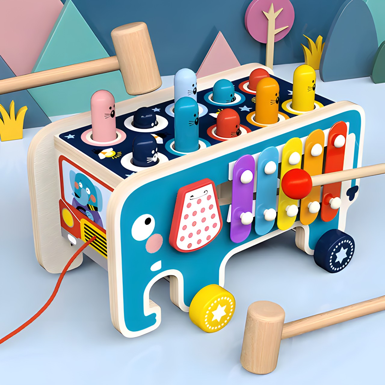 Elephant Whack-A-Mole Activity Center