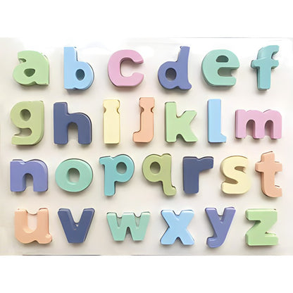 Wooden ABC Puzzle, Shapes Puzzle and Numbers Puzzle