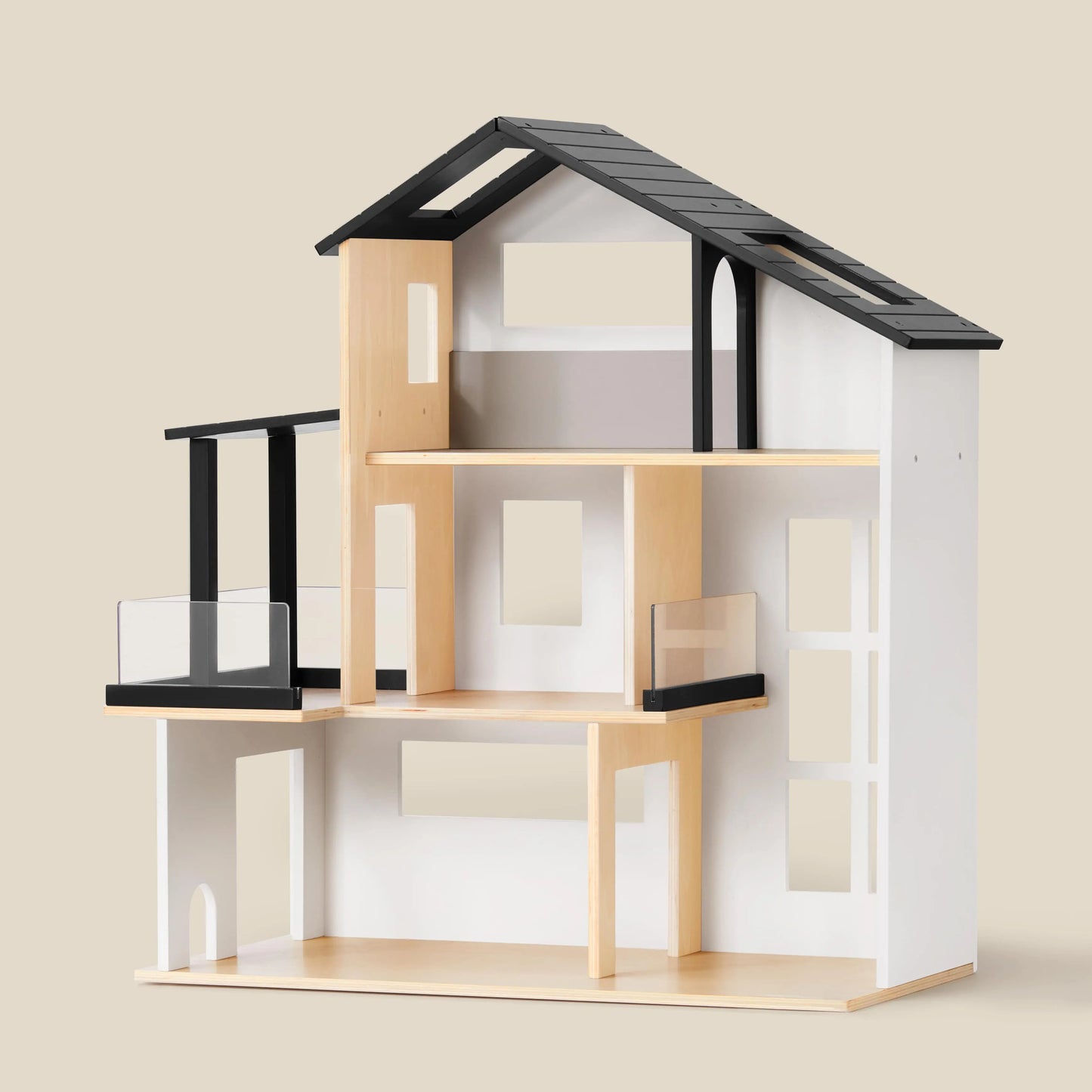 Modern Wooden Family Dollhouse