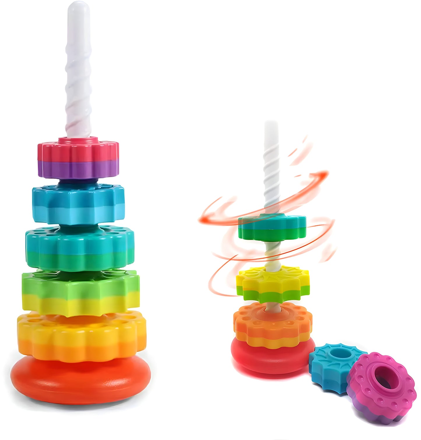 Spinning Wheel Stacking Set