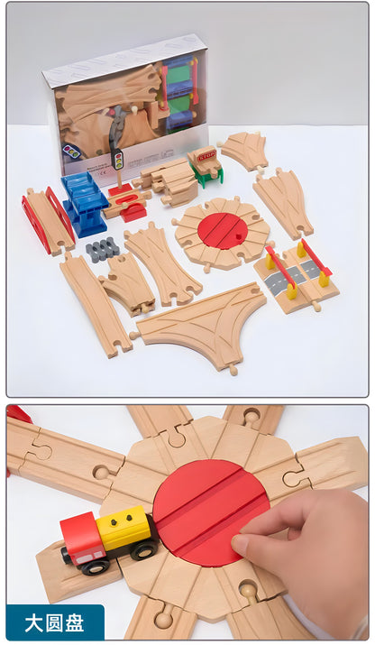 Wooden Train Track Sets