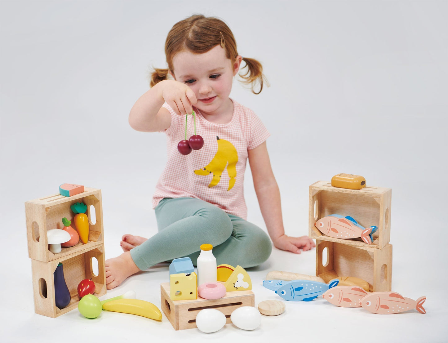 Wooden Mini Market Food Accessories