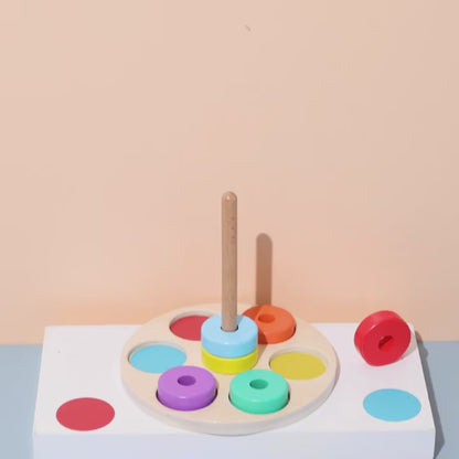 Colorful Stacking Game