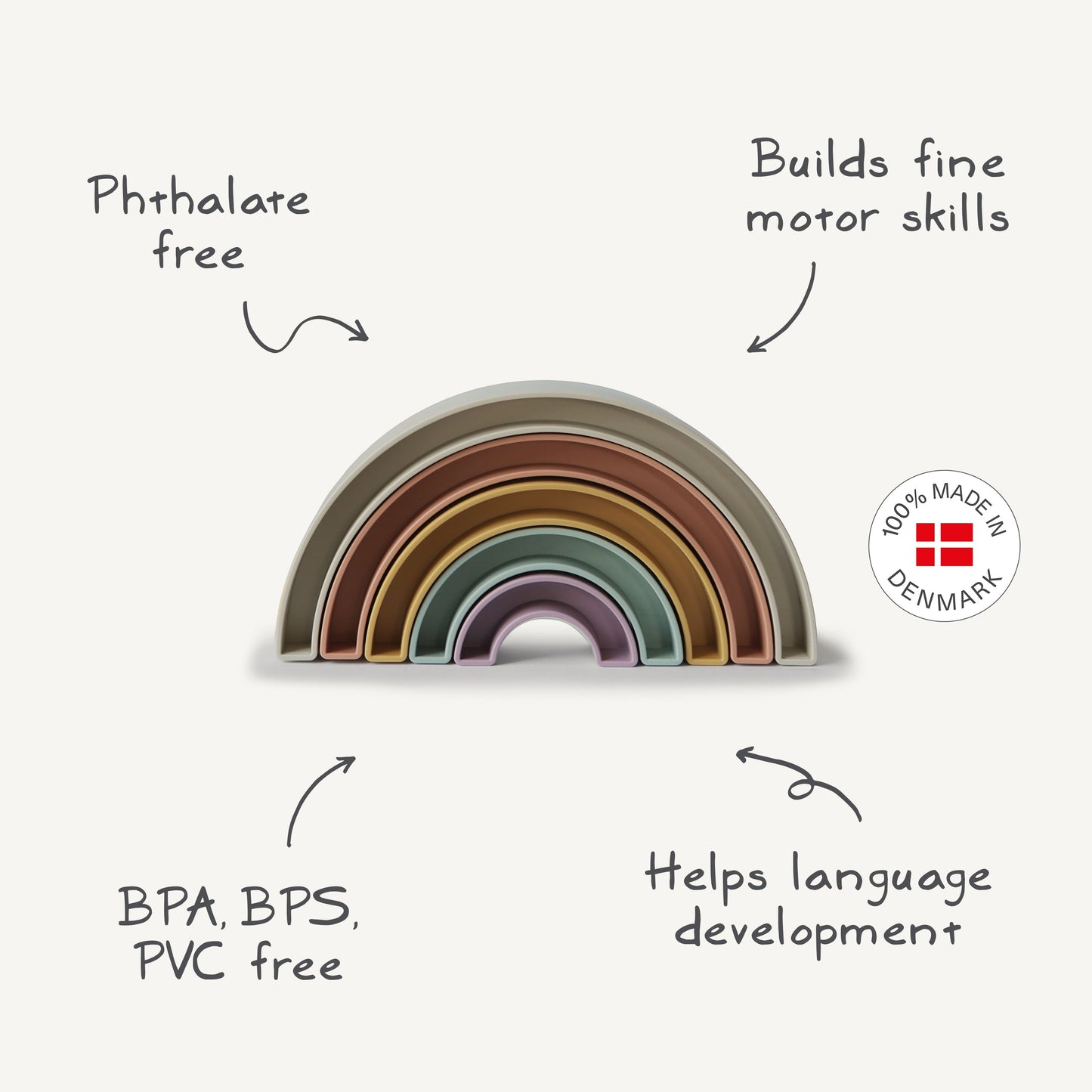 Danish Rainbow Stacker