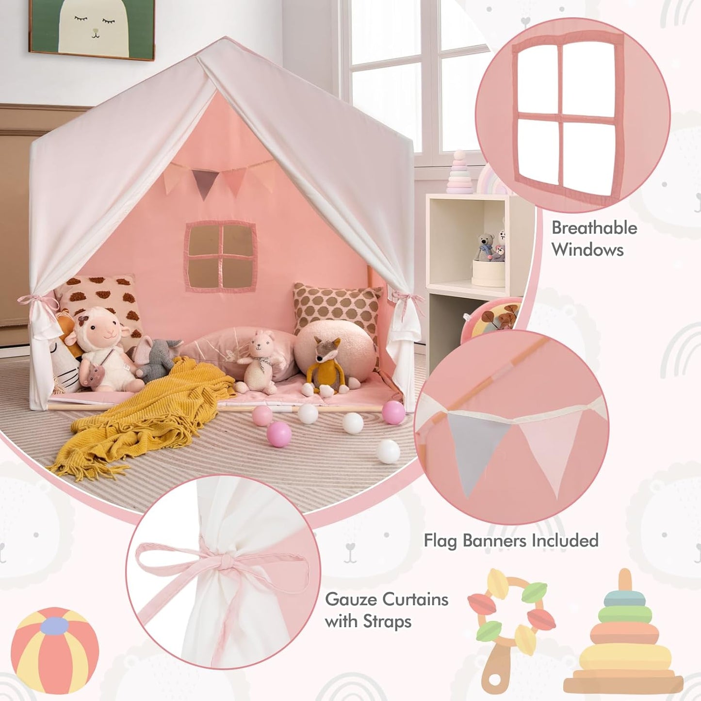 Pink Princess Playhouse