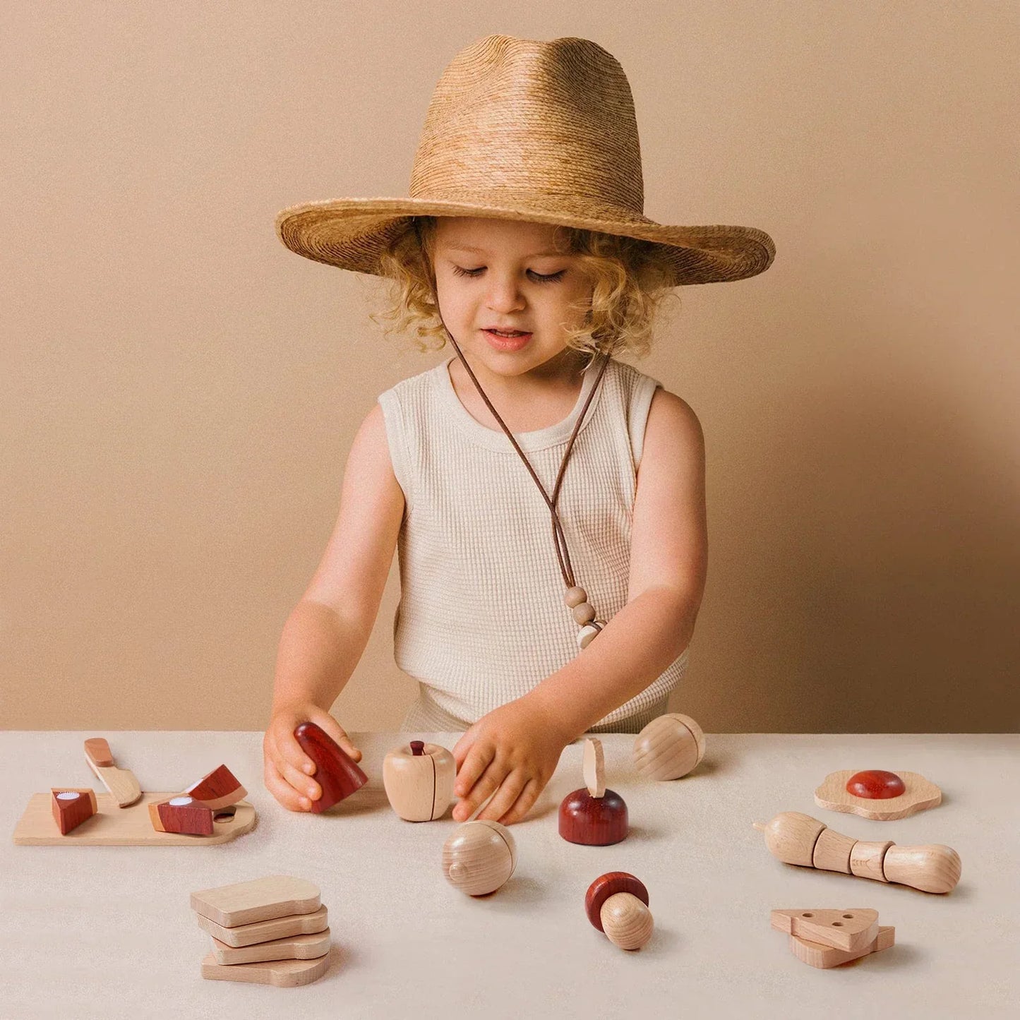 Wooden Cut and Play Food Toys