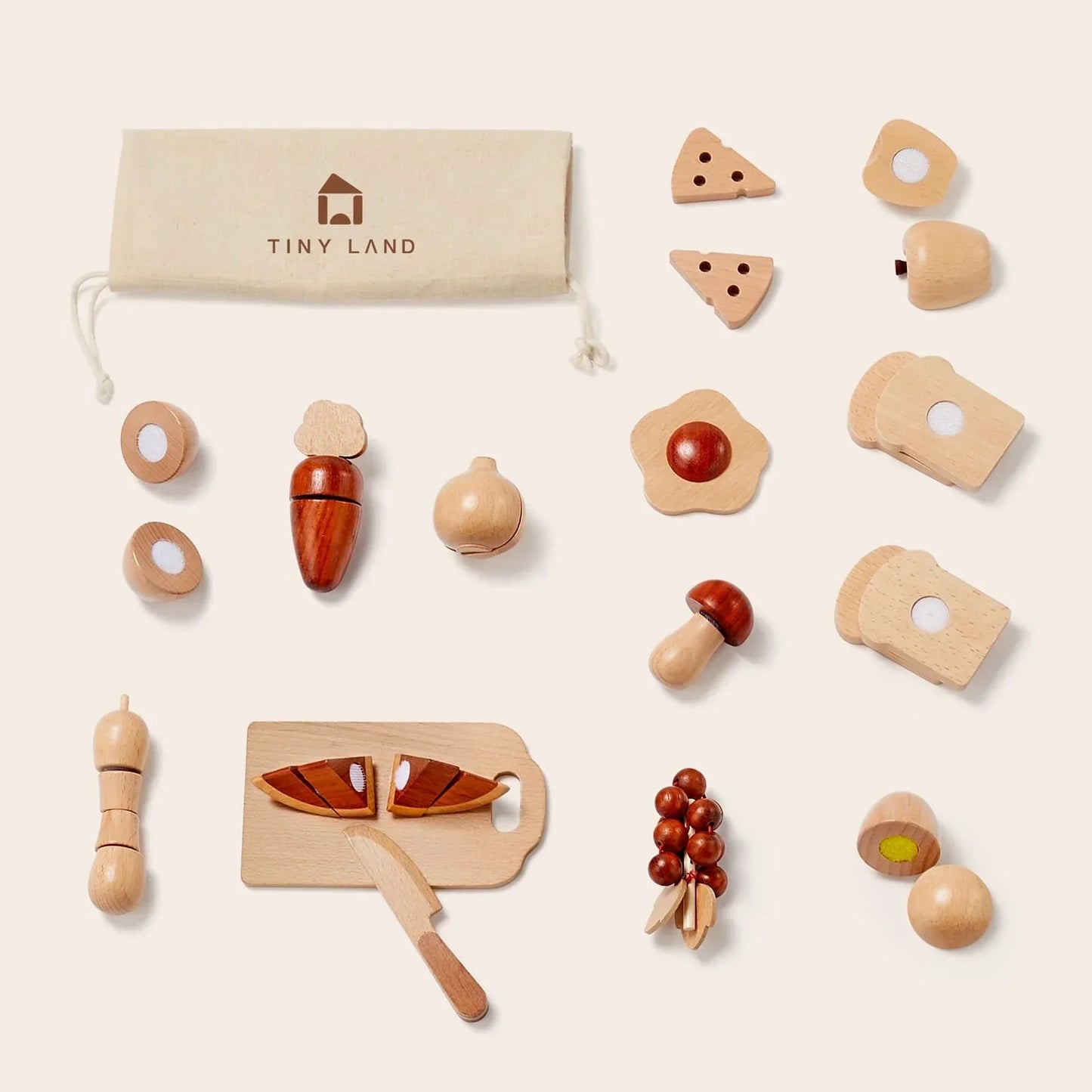 Wooden Cut and Play Food Toys