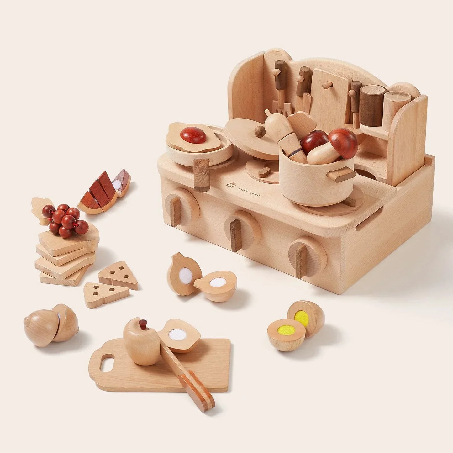 Wooden Cut and Play Food Toys