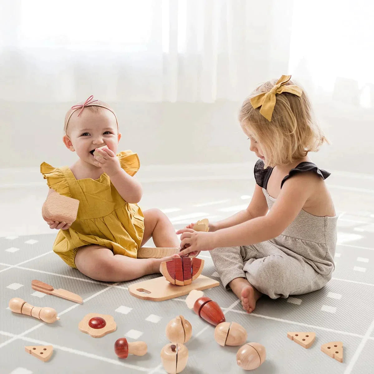 Wooden Cut and Play Food Toys