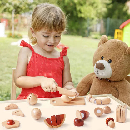 Wooden Cut and Play Food Toys