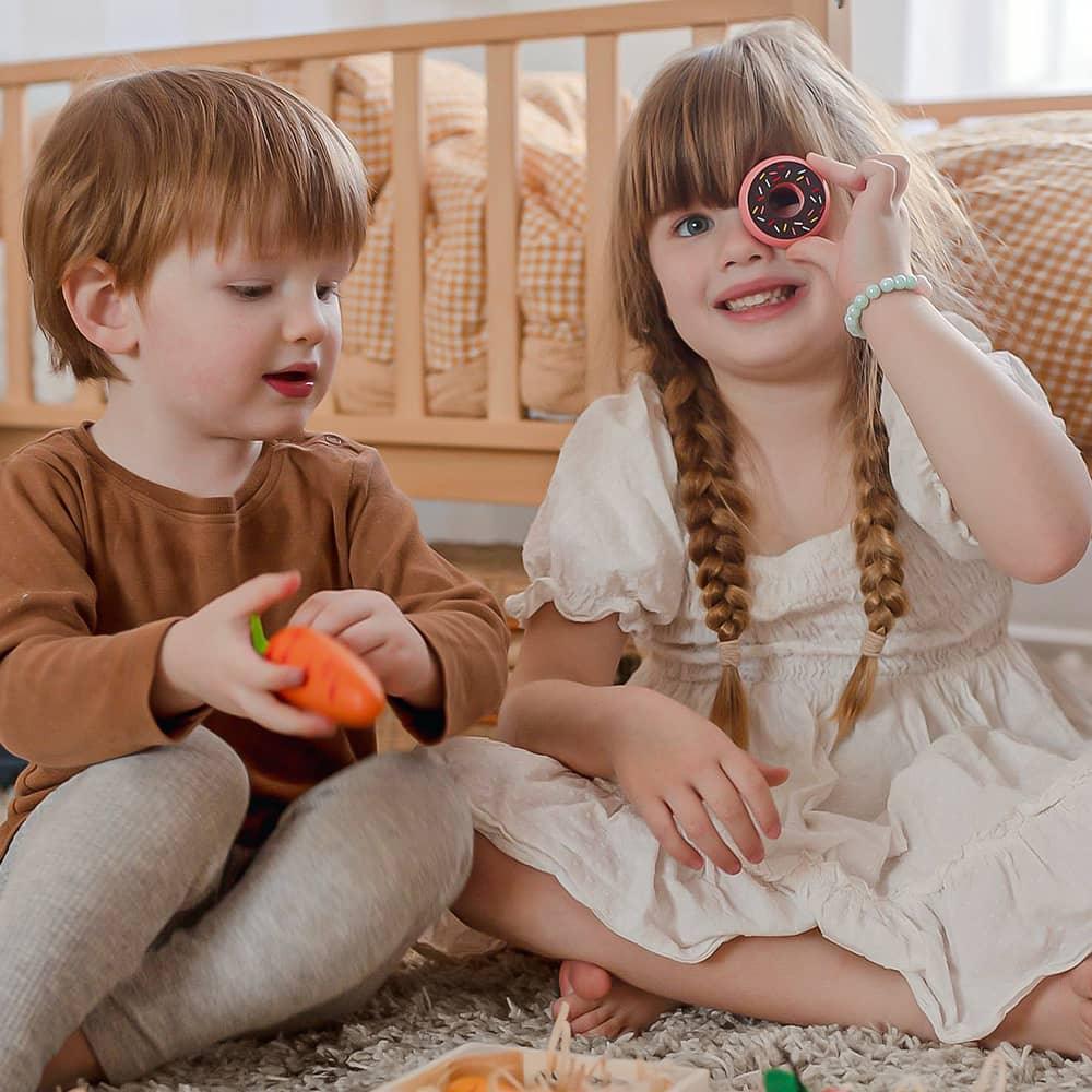 Wooden Play Food For Kitchen