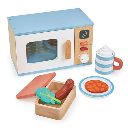 Wooden Microwave Set