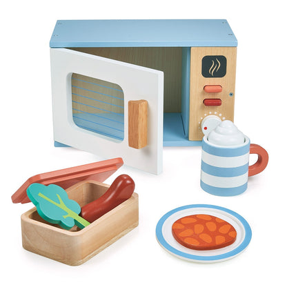 Wooden Microwave Set