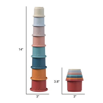 Silicone Stacking Cups