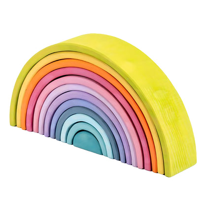 Large Wooden Rainbow Stacks